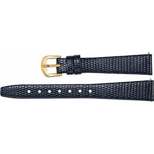 Leather Flat Lizard Grain Watch Band