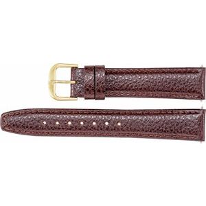 Leather Textured Calf Semi-Padded Watch Band