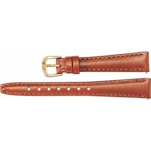 Leather Saddle Padded Watch Band