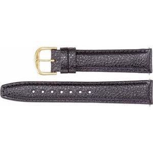 Leather Textured Calf Semi-Padded Watch Band