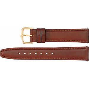 Leather Saddle Padded Watch Band