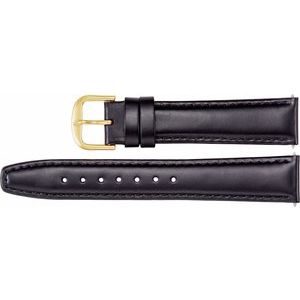Leather Saddle Padded Watch Band