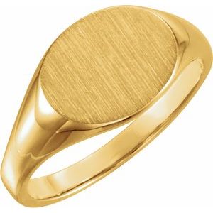 Oval Signet Ring