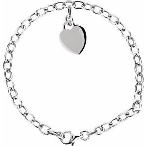 Heart Charm Bracelet