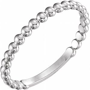 Stackable Beaded Ring
