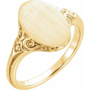 Oval Signet Ring
