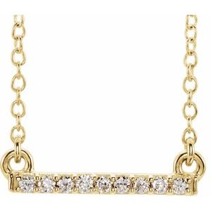 Petite Bar Necklace