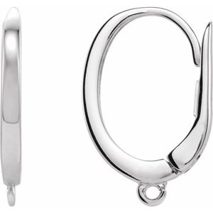 Click-In Lever Back Earring Top