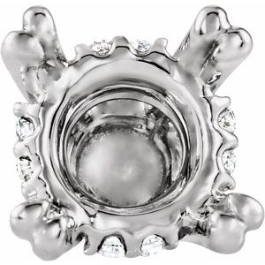 4-Prong Hidden Halo-Style Peg Setting - Image 2