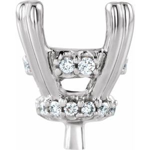 4-Prong Hidden Halo-Style Peg Setting
