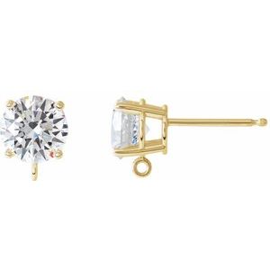 Basket Stud Earring Top