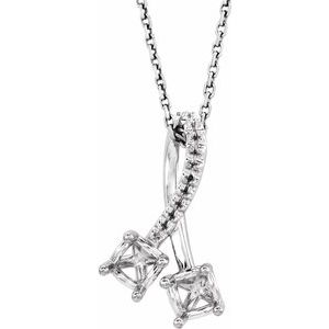 Two-Stone Necklace or Pendant