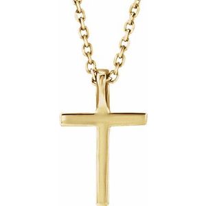 Petite Cross Necklace or Pendant - Image 2