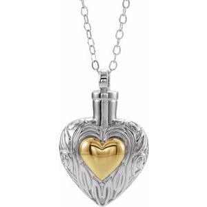 Heart Ash Holder Necklace