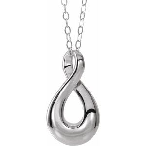 Infinity-Inspired Ash Holder Necklace
