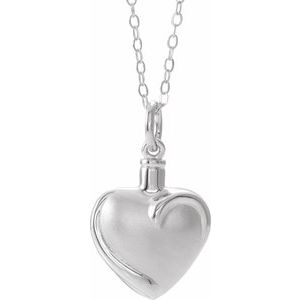 Heart Ash Holder Necklace