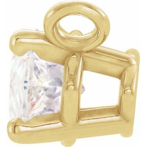 Marquise 4-Prong Necklace Center - Image 2