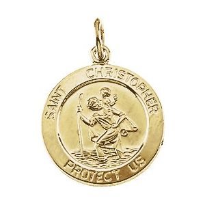 St. Christopher Medal Pendant
