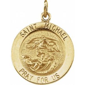 St. Michael Medal Necklace or Pendant