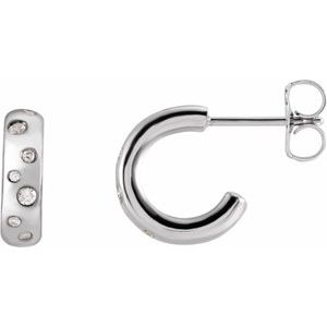 Accented Hoop Earrings