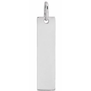 Engravable Bar Necklace or Pendant