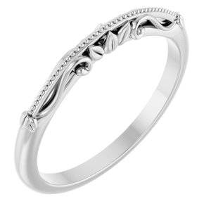 Solitaire Sculptural Engagement Ring or Band