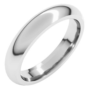 Comfort-Fit Half Round Band