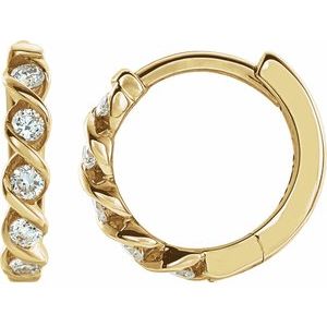 Twisted Hoop Earrings