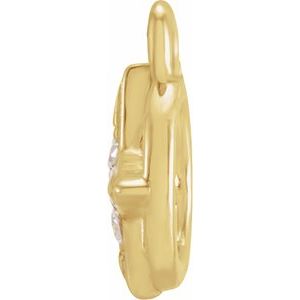 Petite Pav????? Compass Dangle - Image 2