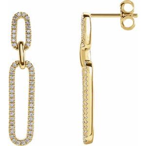 Link Accented Earrings
