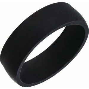 Silicone Comfort-Fit Half Round Band