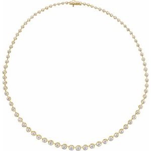Lab-Grown Diamond Line Necklace