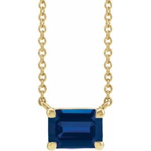 Emerald Claw-Prong Necklace or Center