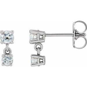 Two-Stone Earrings