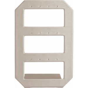 Leatherette 6-Pair Earring Display Stand