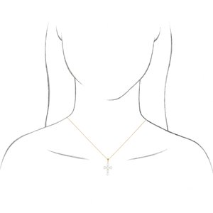 Pearl Cross Necklace or Pendant - Image 3