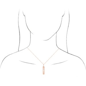 Moon Phase Bar Necklace or Pendant - Image 3