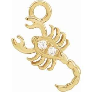 Petite Pav????? Zodiac Dangle