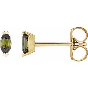 Solitaire V-Prong Stud Earrings