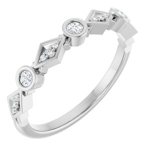 Three-Stone Anniversary Band