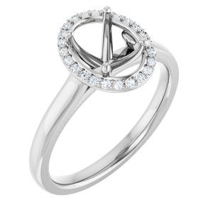 Halo-Style Engagement Ring