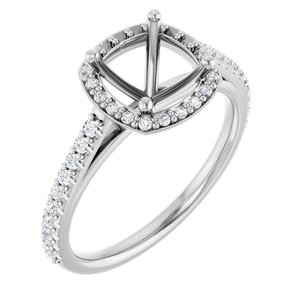 Halo-Style Engagement Ring