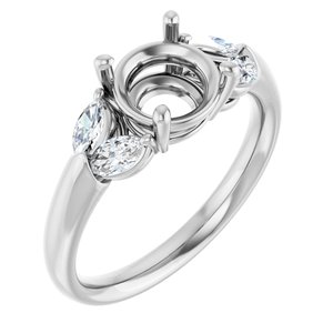 Accented Engagement Ring