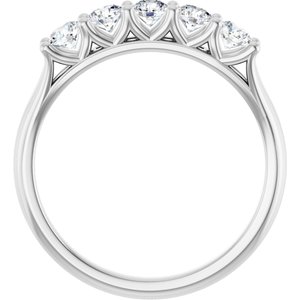 Five-Stone Anniversary Band - Image 2