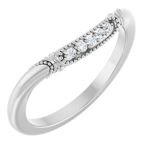 Halo-Style Vintage-Inspired Engagement Ring or Band