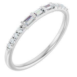 Three-Stone Anniversary Band