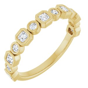 Bezel-Set Anniversary Band