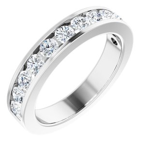 Accented Cathedral Engagement Ring or Band