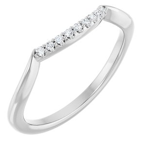 Accented Infinity-Inspired Engagement Ring or Band