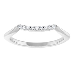 Accented Infinity-Inspired Engagement Ring or Band - Image 3